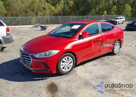 2017 Hyundai Elantra Se from USA, damaged, VIN 5NPD74LF2HH125911
